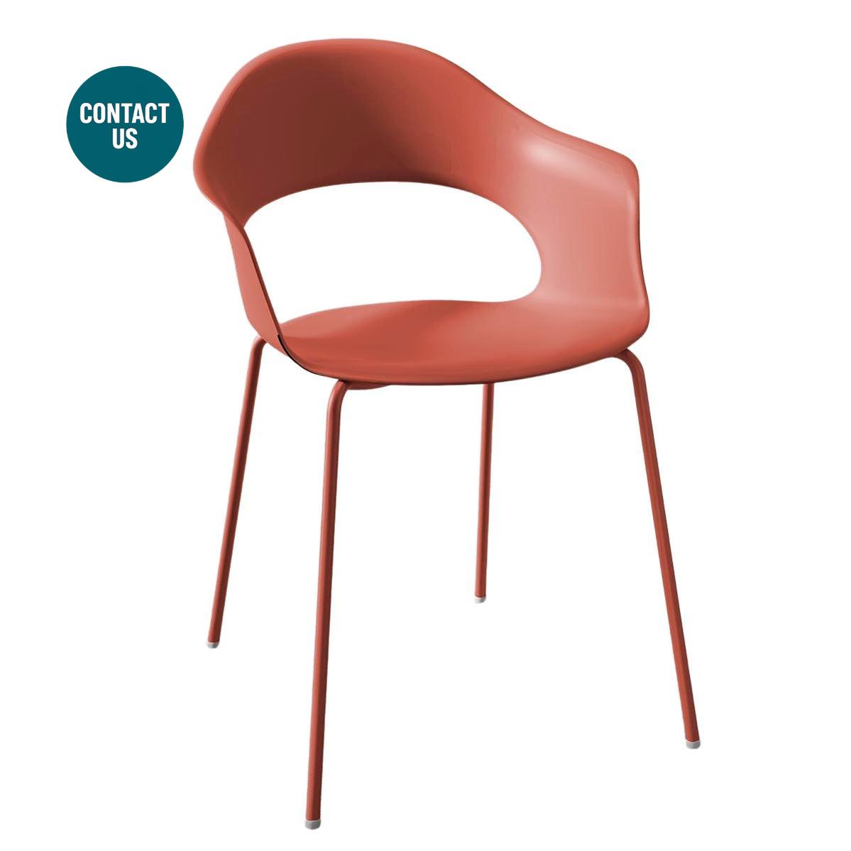 Golfo 4 Gambe Dining Chair (with arms)-Eurosedia-moderndesign.io