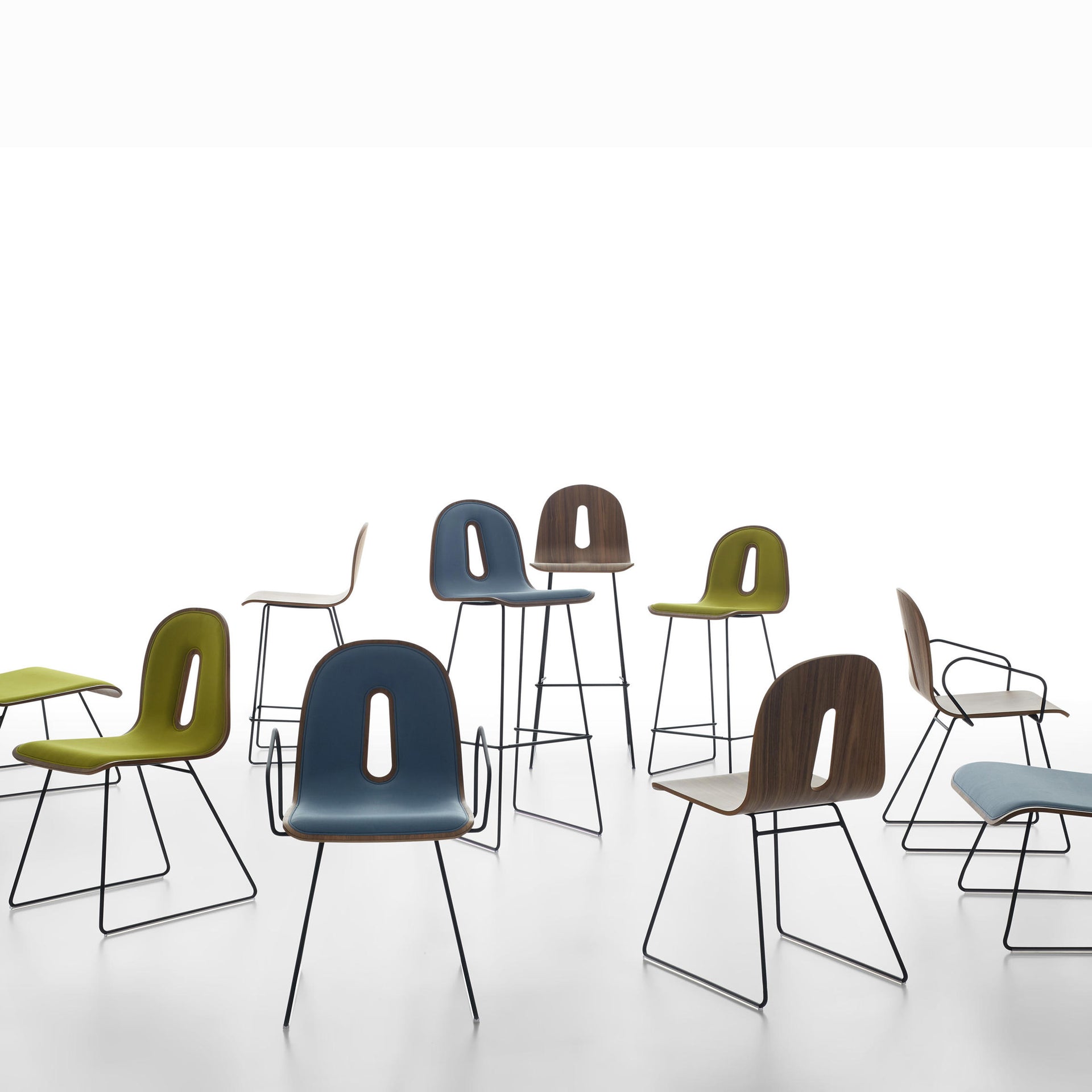 Gotham Woody SL/SL 1 Dining Chair (without arms)-Chairs & More-moderndesign.io