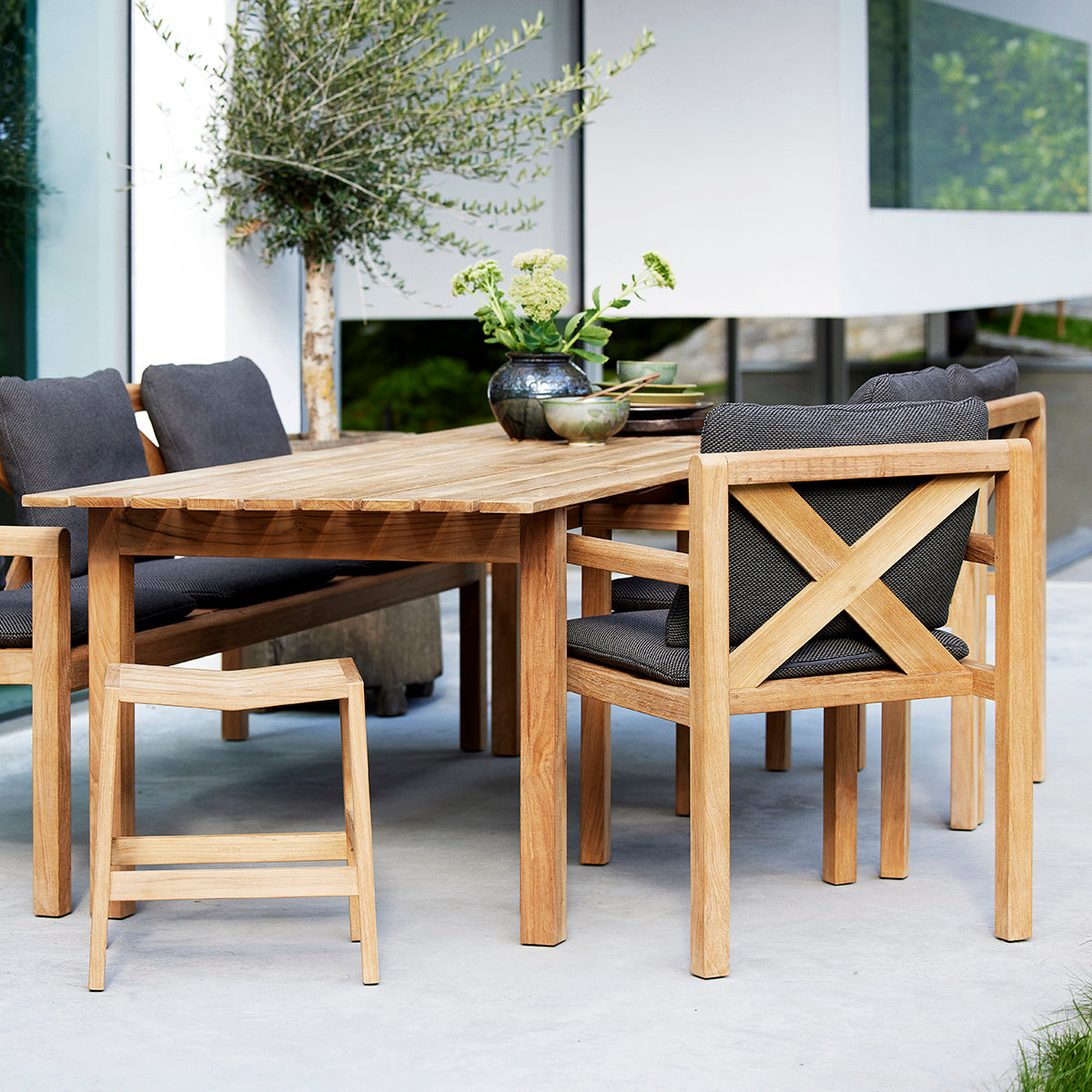 Grace 54600 Dining Chair (with arms)-Cane-Line-moderndesign.io