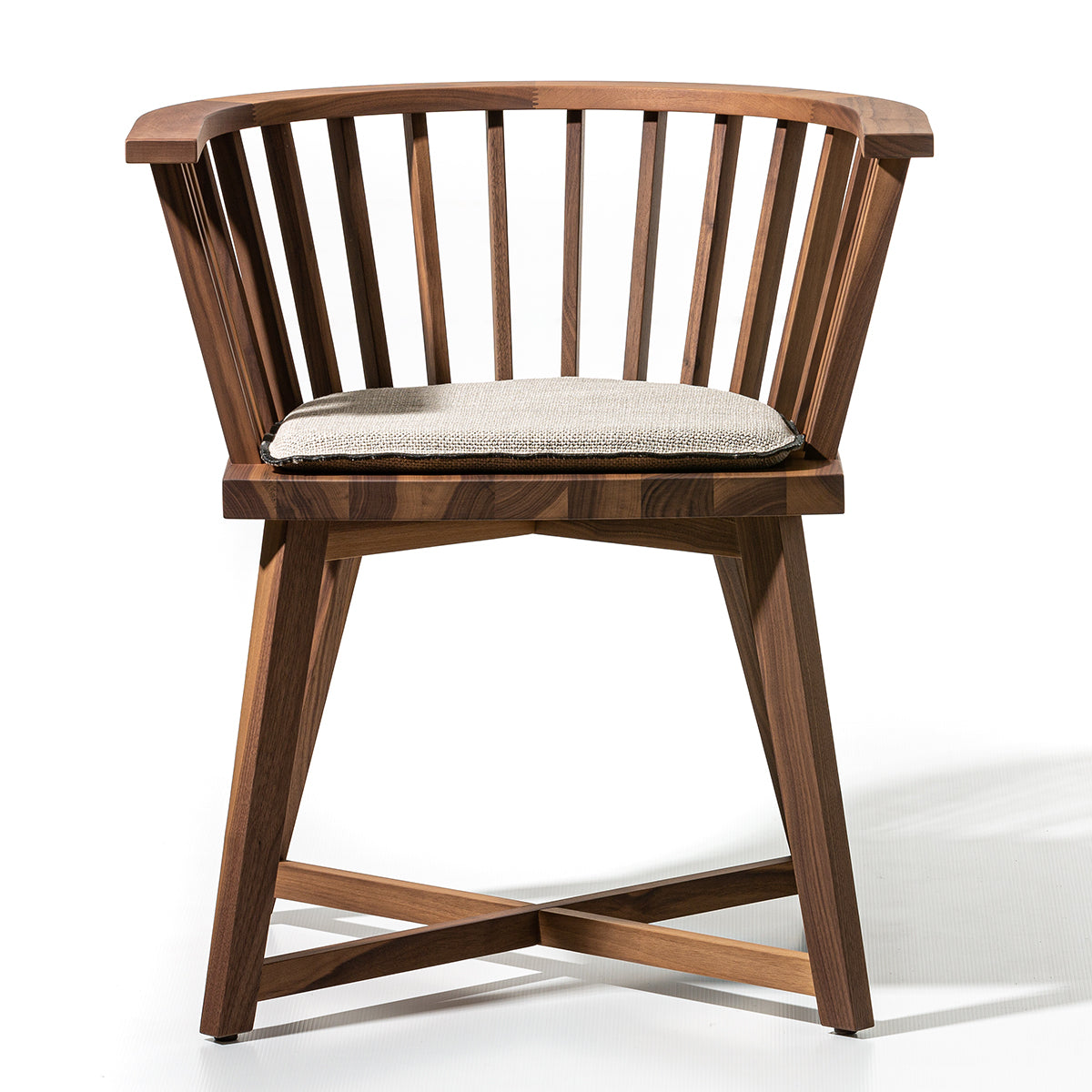 Gray 24 Dining Chair (with arms)-Gervasoni-moderndesign.io