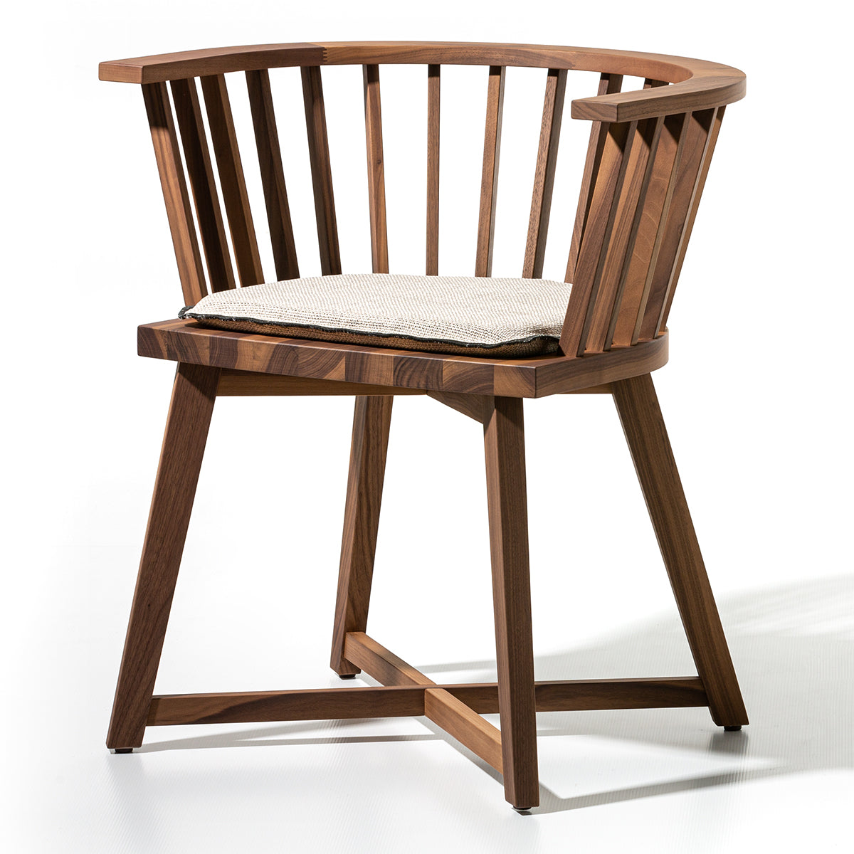 Gray 24 Dining Chair (with arms)-Gervasoni-moderndesign.io