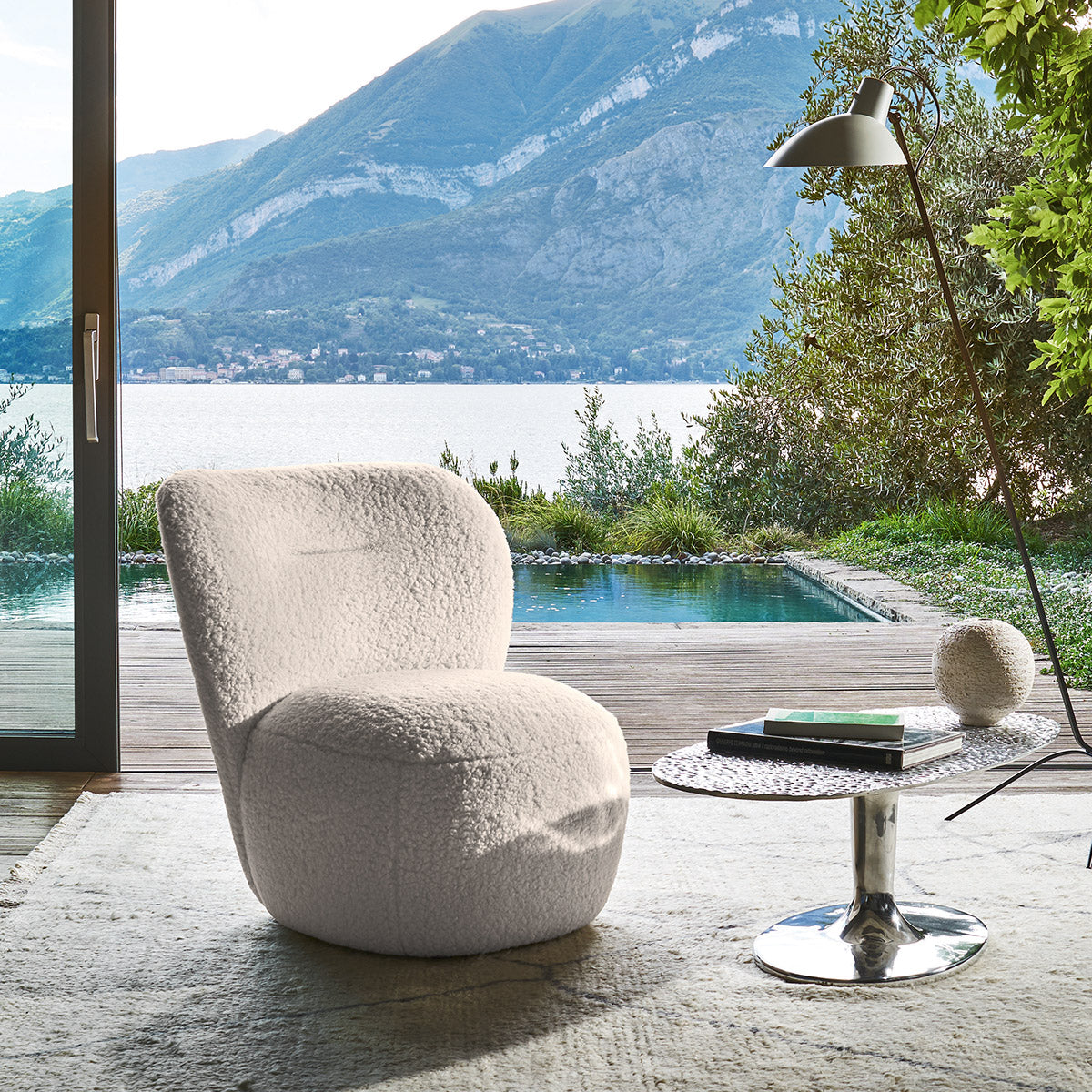 Loll 07 G Lounge Chair (Swivel)-Gervasoni-moderndesign.io