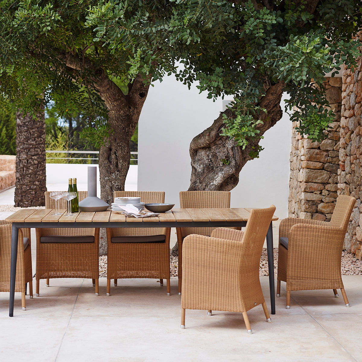 Hampsted 5430 Dining Chair (with arms)-Cane-Line-moderndesign.io