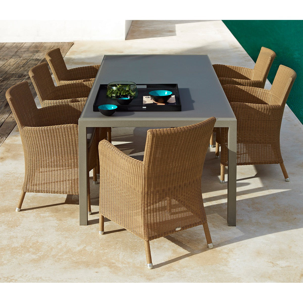 Hampsted 5430 Dining Chair (with arms)-Cane-Line-moderndesign.io
