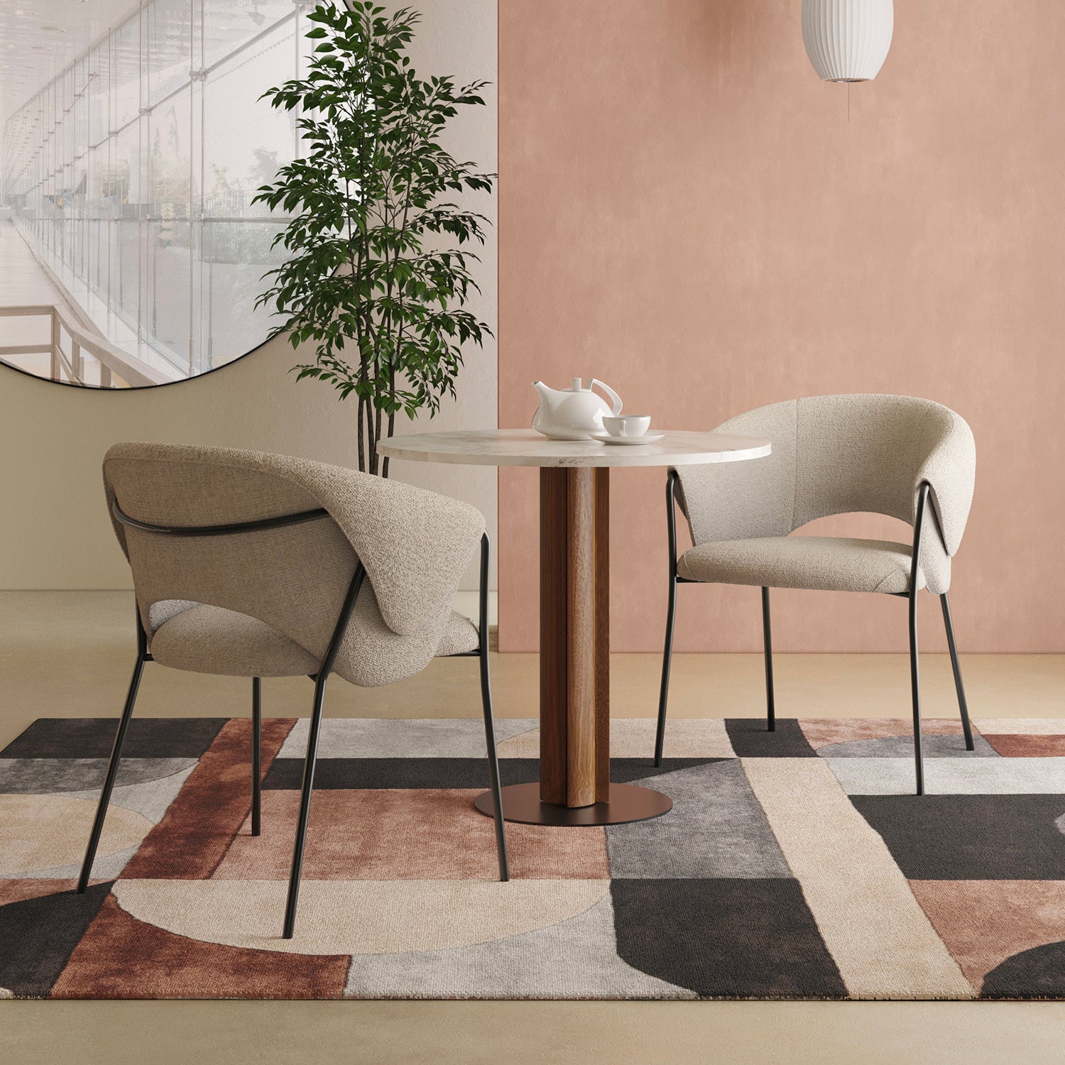 Hanky Dining Chair (with arms)-Accento-moderndesign.io