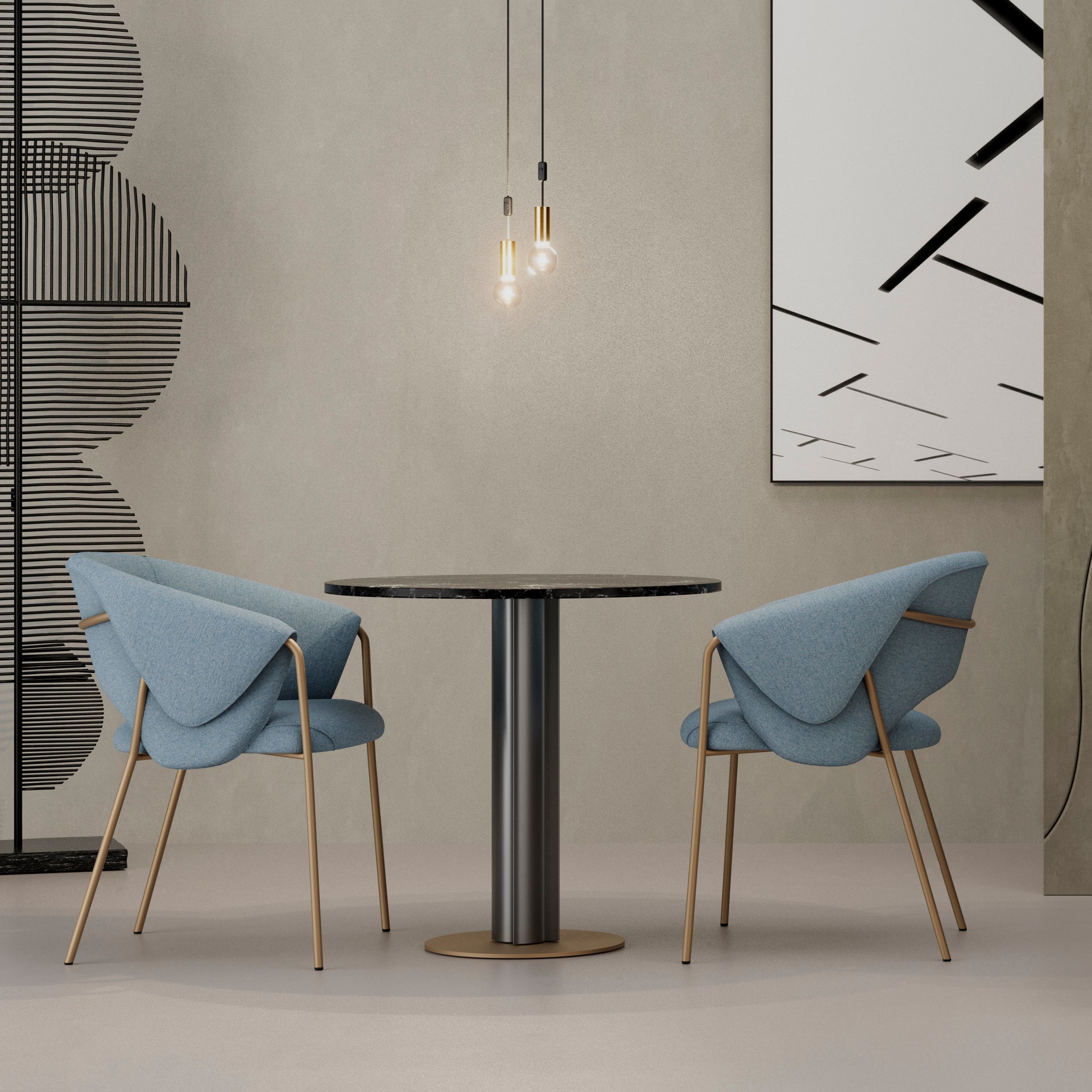 Hanky Dining Chair (with arms)-Accento-moderndesign.io