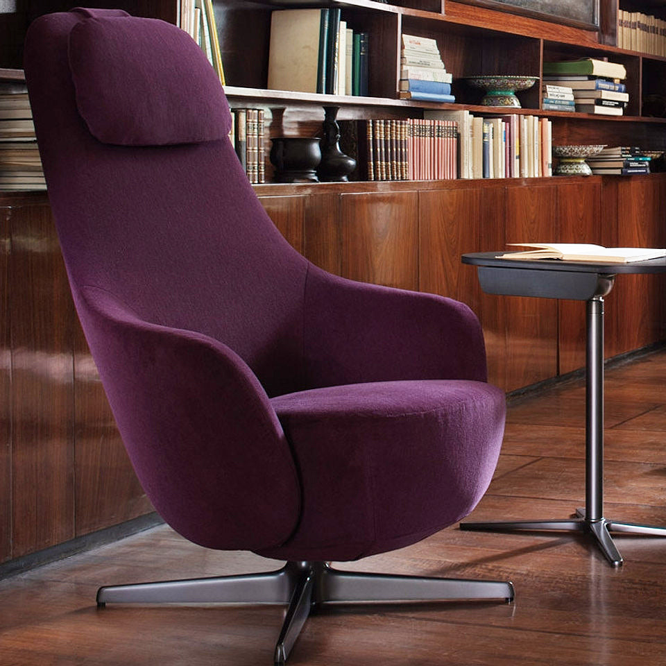 Harbor Laidback Armchair-B&B Italia-moderndesign.io
