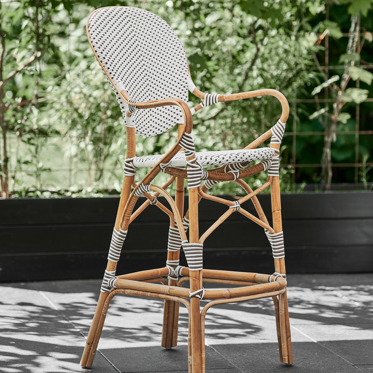 Isabell High Stool (With Arms)-Sika Design-moderndesign.io