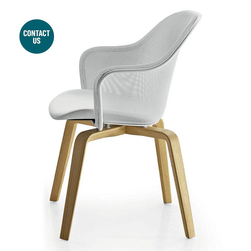 Iuta IU4L_C Dining Chair (With Arms)-B&B Italia-moderndesign.io