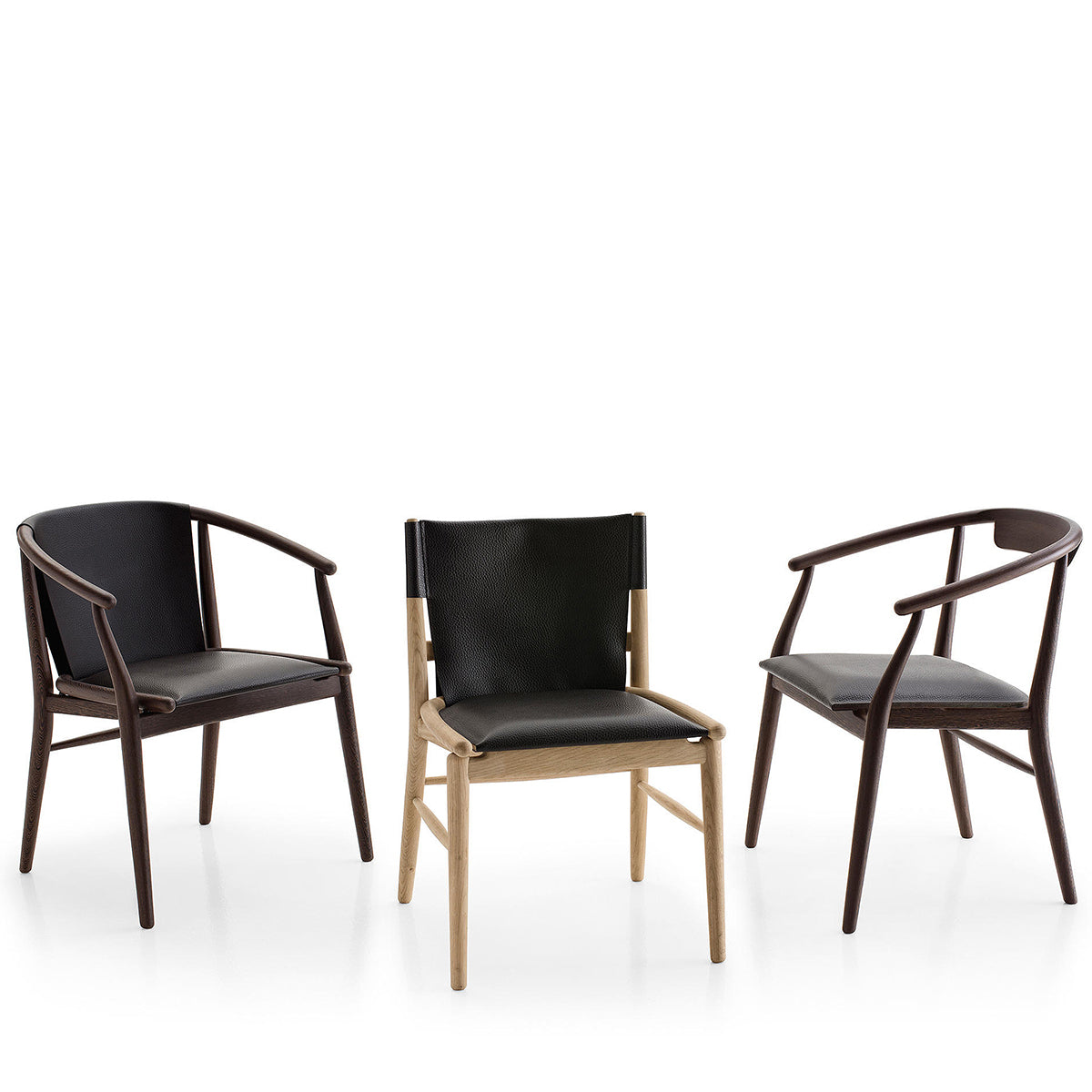 Jens SJ61B Dining Chair (With Arms)-B&B Italia-moderndesign.io