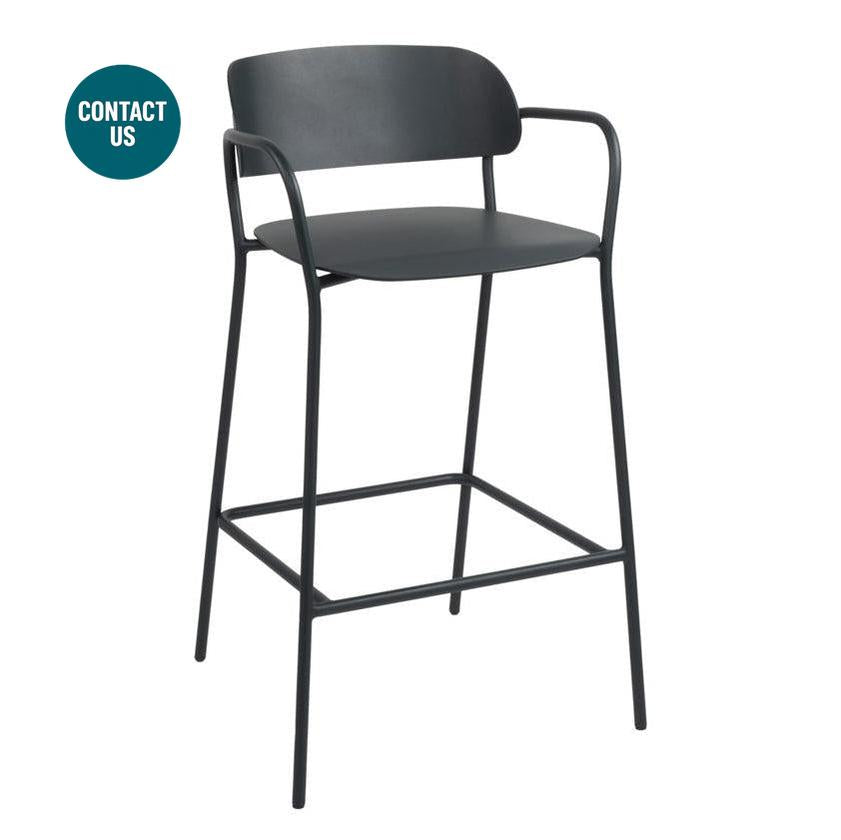 L'Ala SG 01 Outdoor High Stool (With Arms)-New Life-moderndesign.io