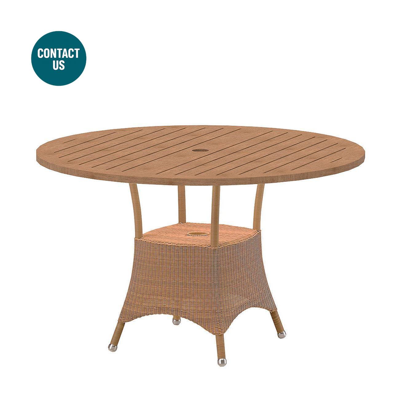 Lansing 5098 Dining Table (Round)-Cane-Line-moderndesign.io