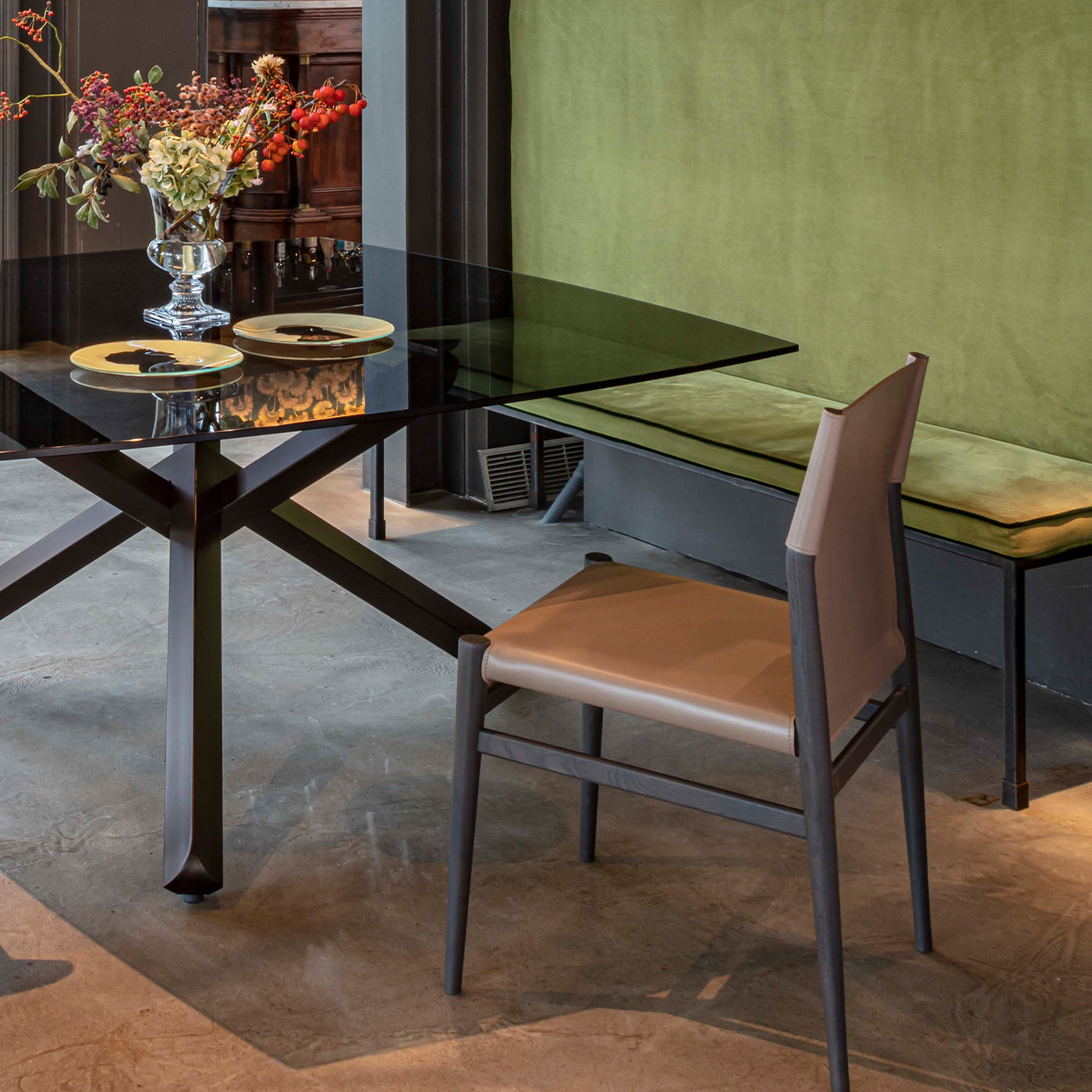 Ledermann Dining Chair (without arms)-Enrico Pellizzoni-moderndesign.io