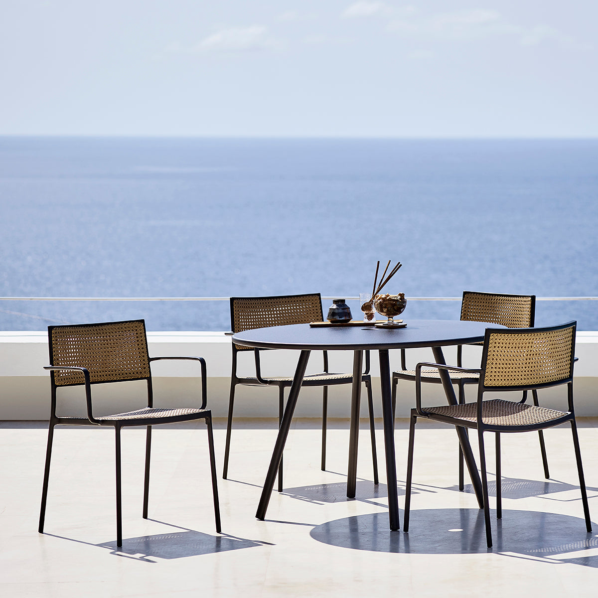 Less 11430 Dining Chair (with arms)-Cane-Line-moderndesign.io