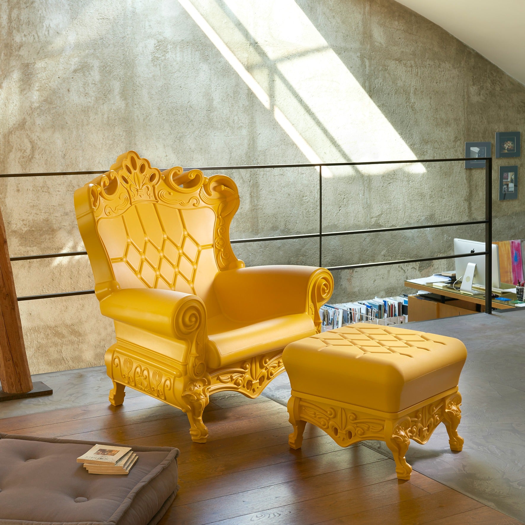 Little Prince of Love Foot Stool-Slide-moderndesign.io
