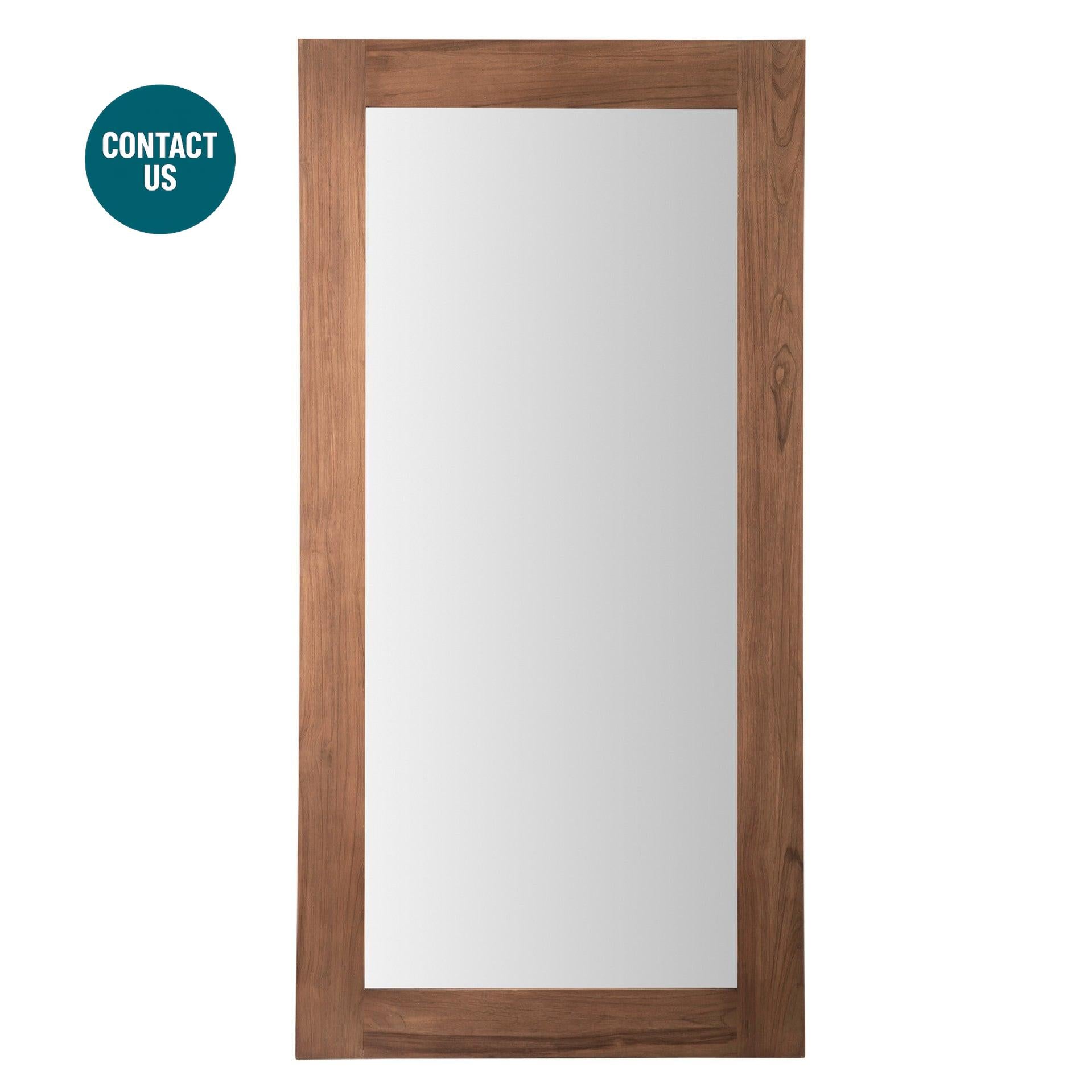 Lucas Teak Mirror Mirror (Floor)-Sika Design-moderndesign.io