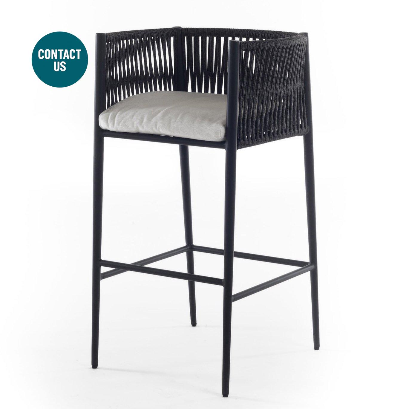 Luce High Stool (with arms)-Unopiu-moderndesign.io