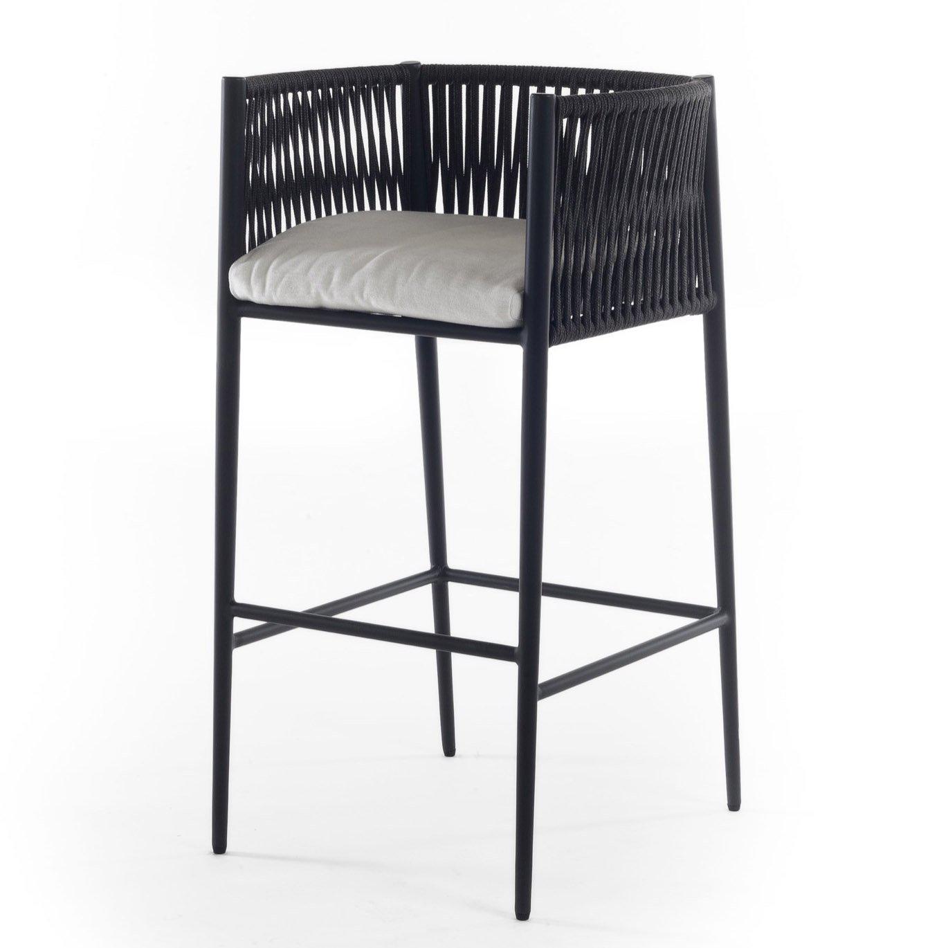 Luce LUNSGAG-High Stool (with arms)-Unopiu