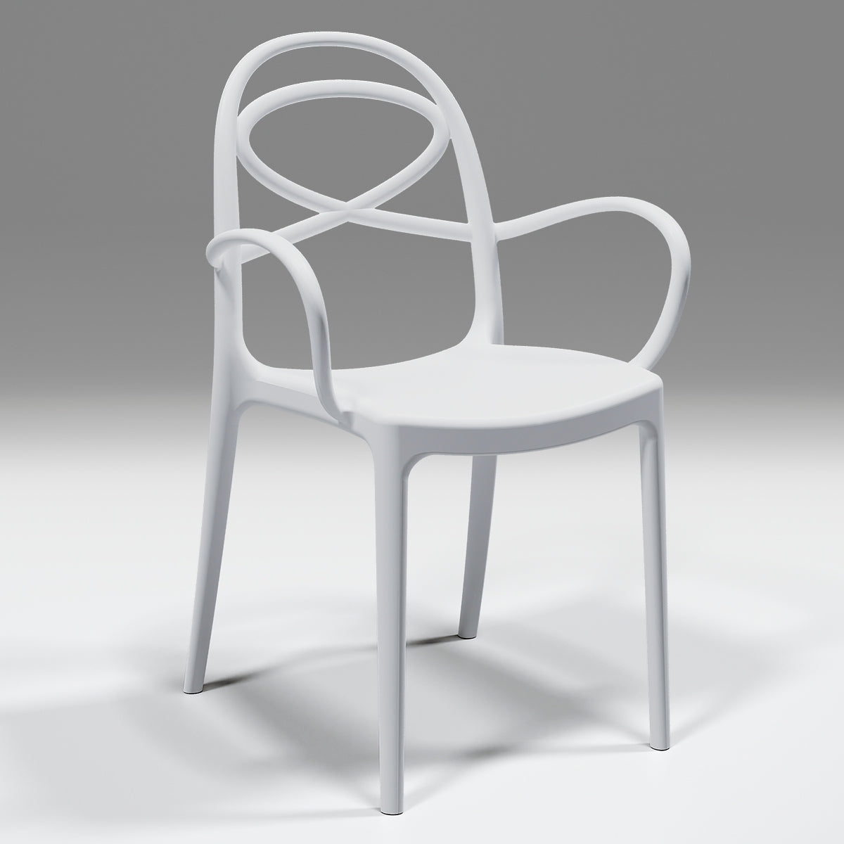 Luna Dining Chair (with arms)-Eurosedia-moderndesign.io