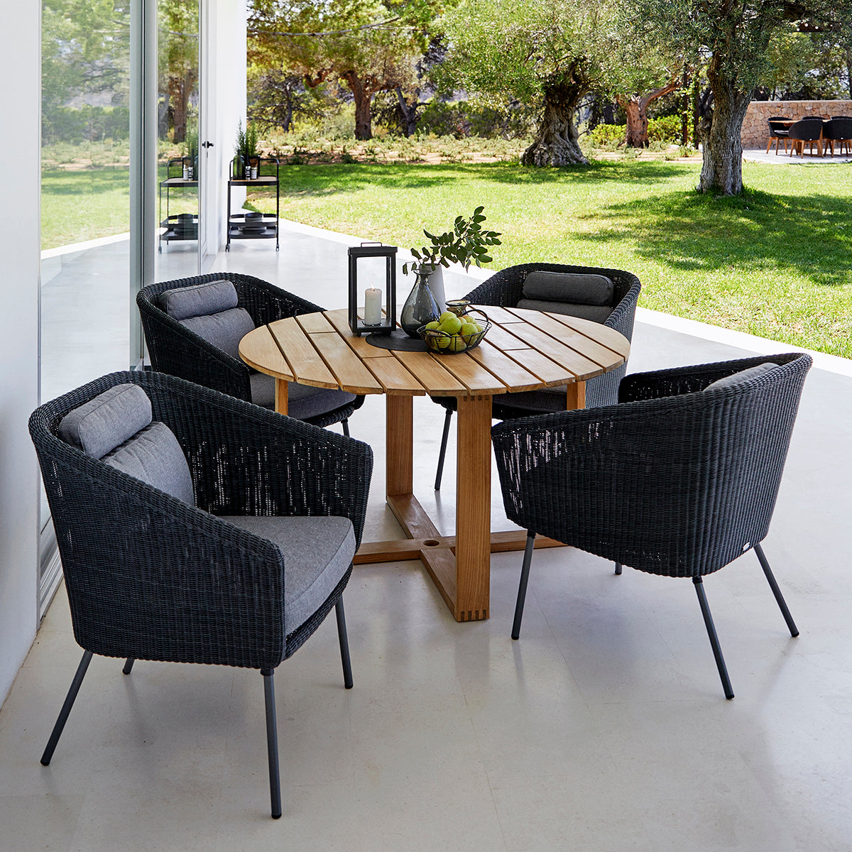 Mega 54101 Dining Chair (with arms)-Cane-Line-moderndesign.io