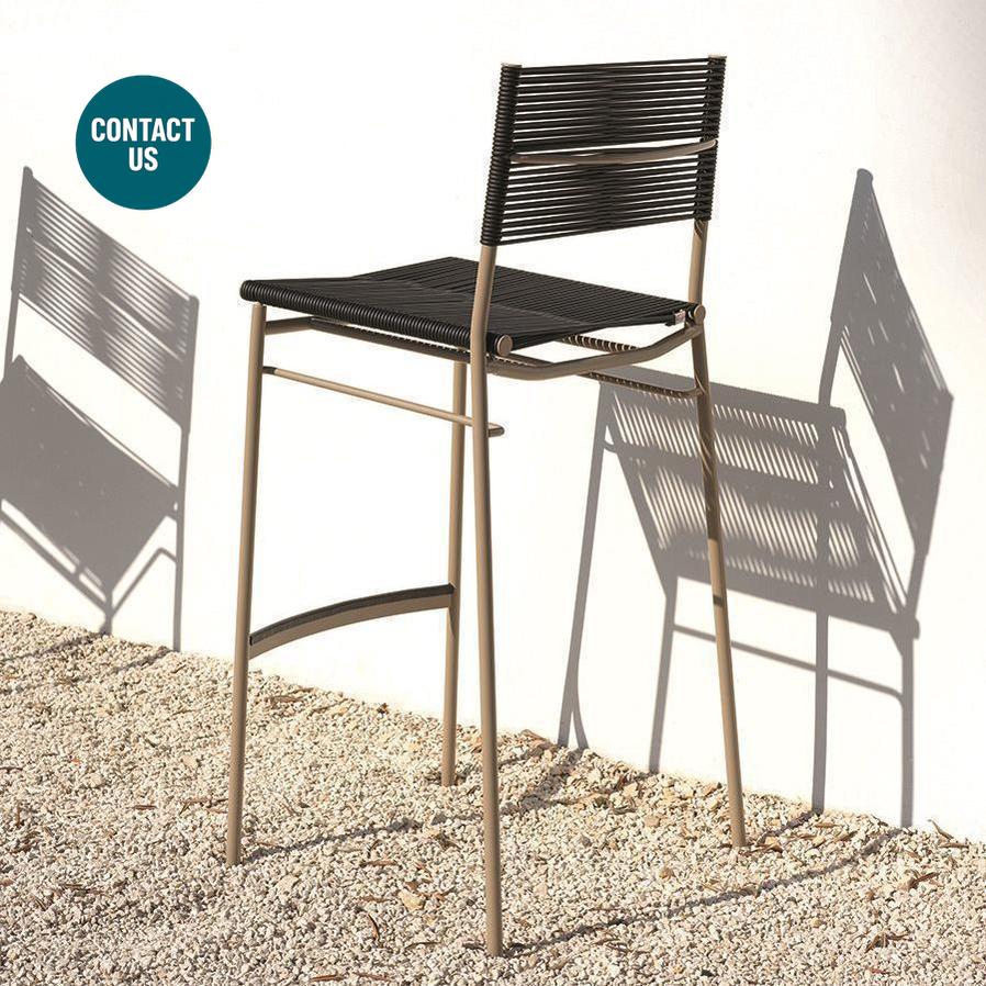 Miss B High Stool (without arms) - Outdoor-Bonacina 1889-moderndesign.io