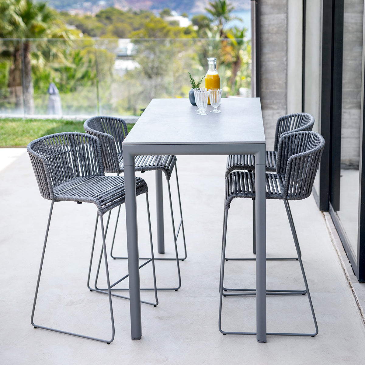 Moments 7445 High Stool (without arms)-Cane-Line-moderndesign.io