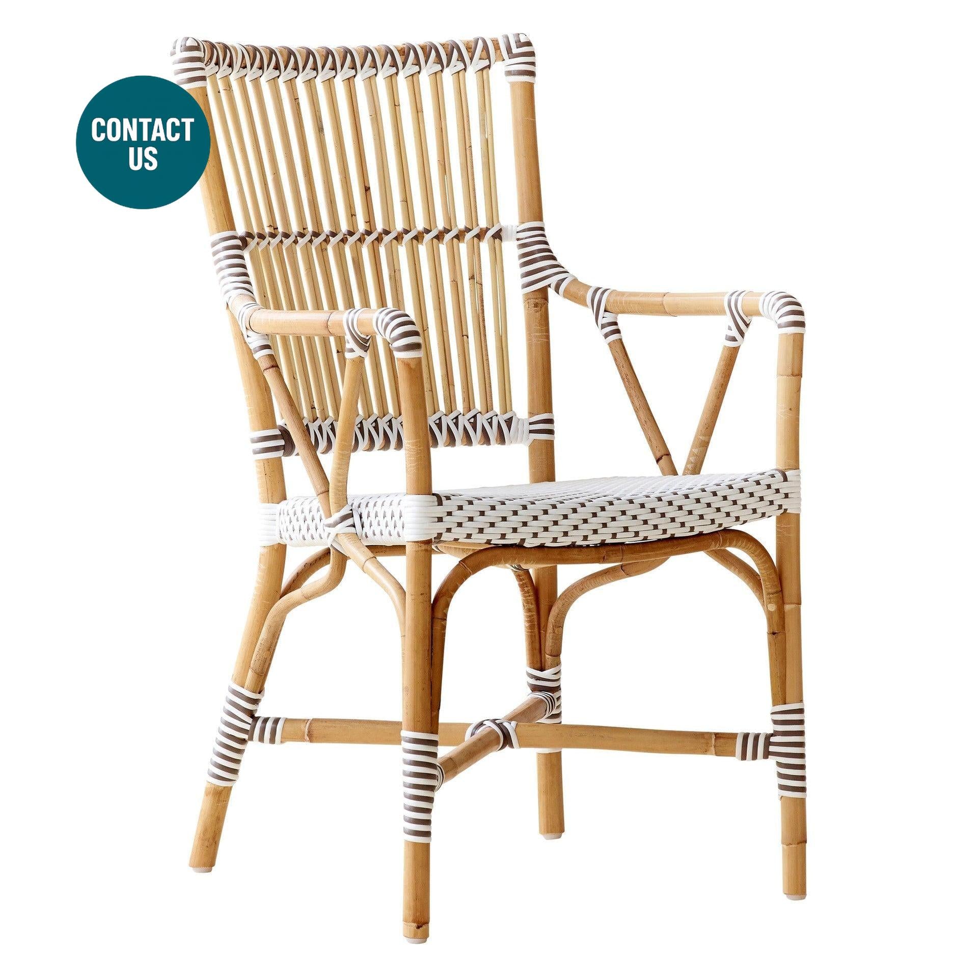 Monique Indoor/Outdoor Dining Chair (With Arms)-Sika Design-moderndesign.io