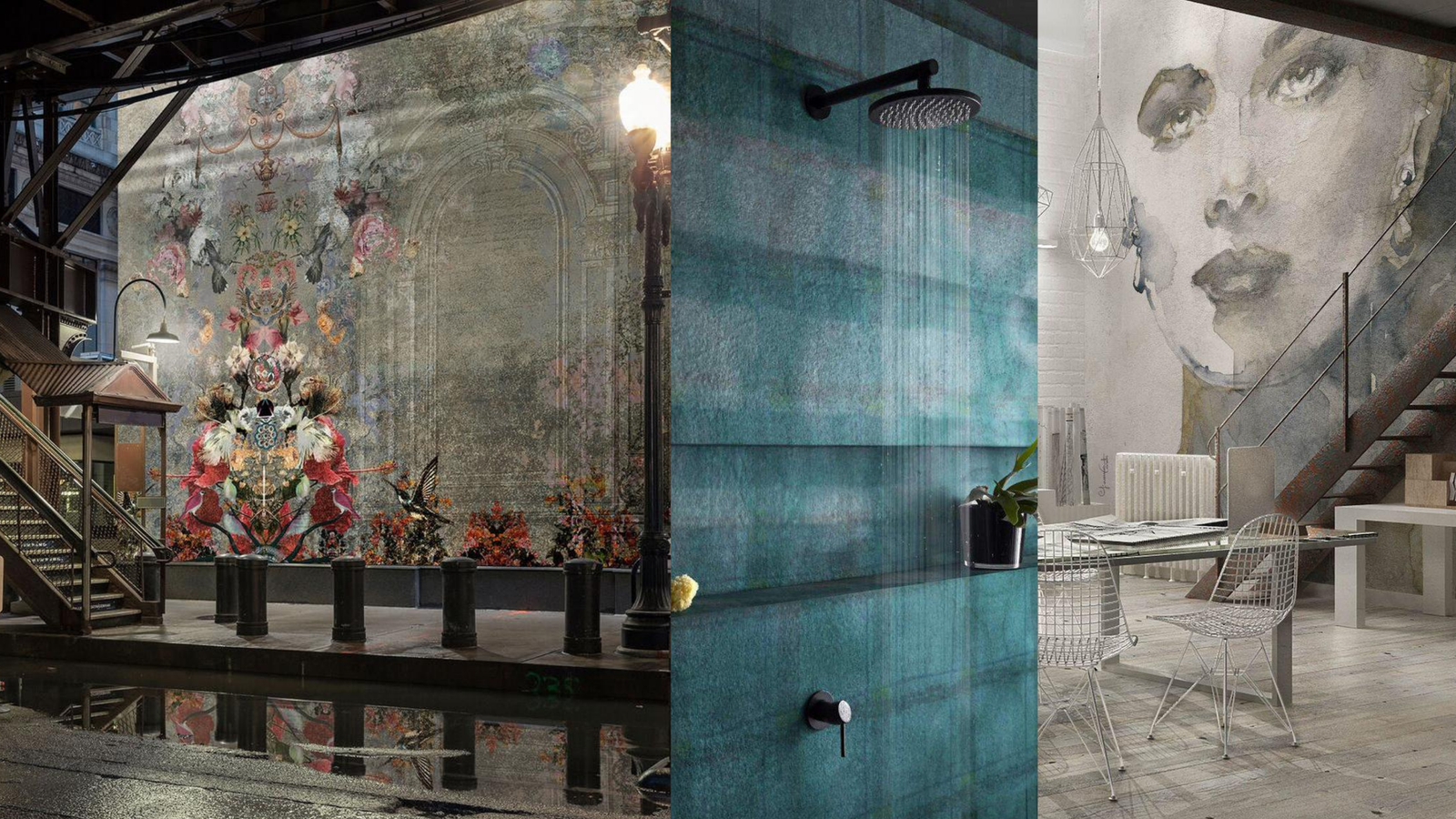 Indoor, Outdoor, & Shower Wallpaper