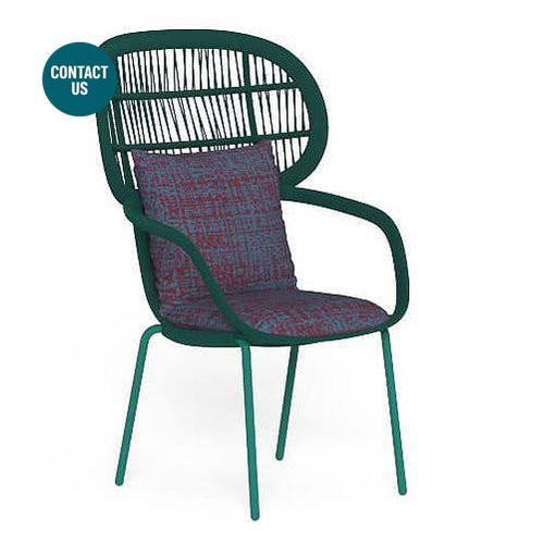 Panama High Dining Chair (with arms)-Talenti-moderndesign.io