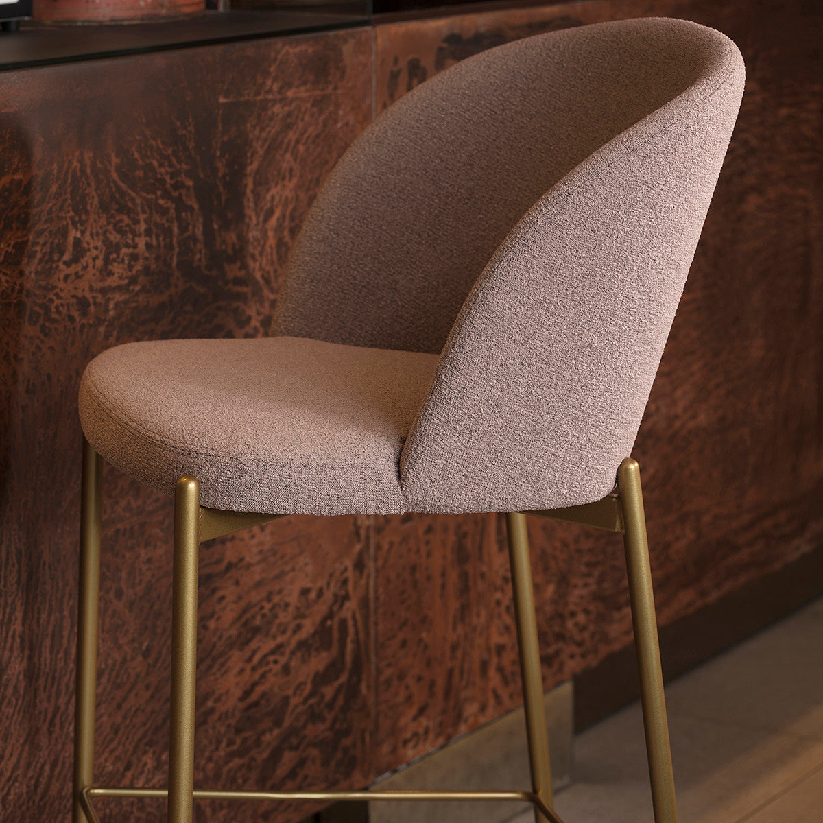 Pantelleria SG SI Metal High Stool (without arms)-Accento-moderndesign.io