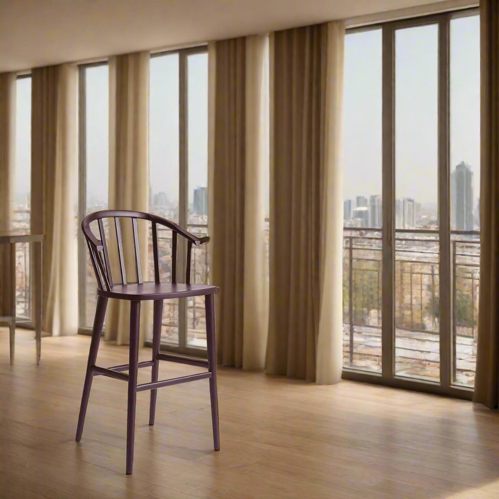Pantelleria SG SL Wood Special High Stool (with arms)-Accento-moderndesign.io