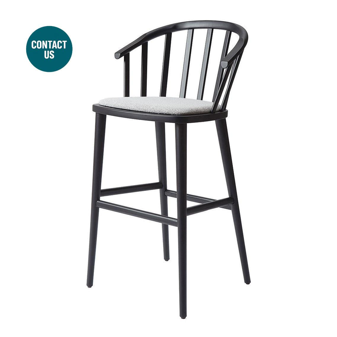 Pantelleria SG SL Wood Special High Stool (with arms)-Accento-moderndesign.io