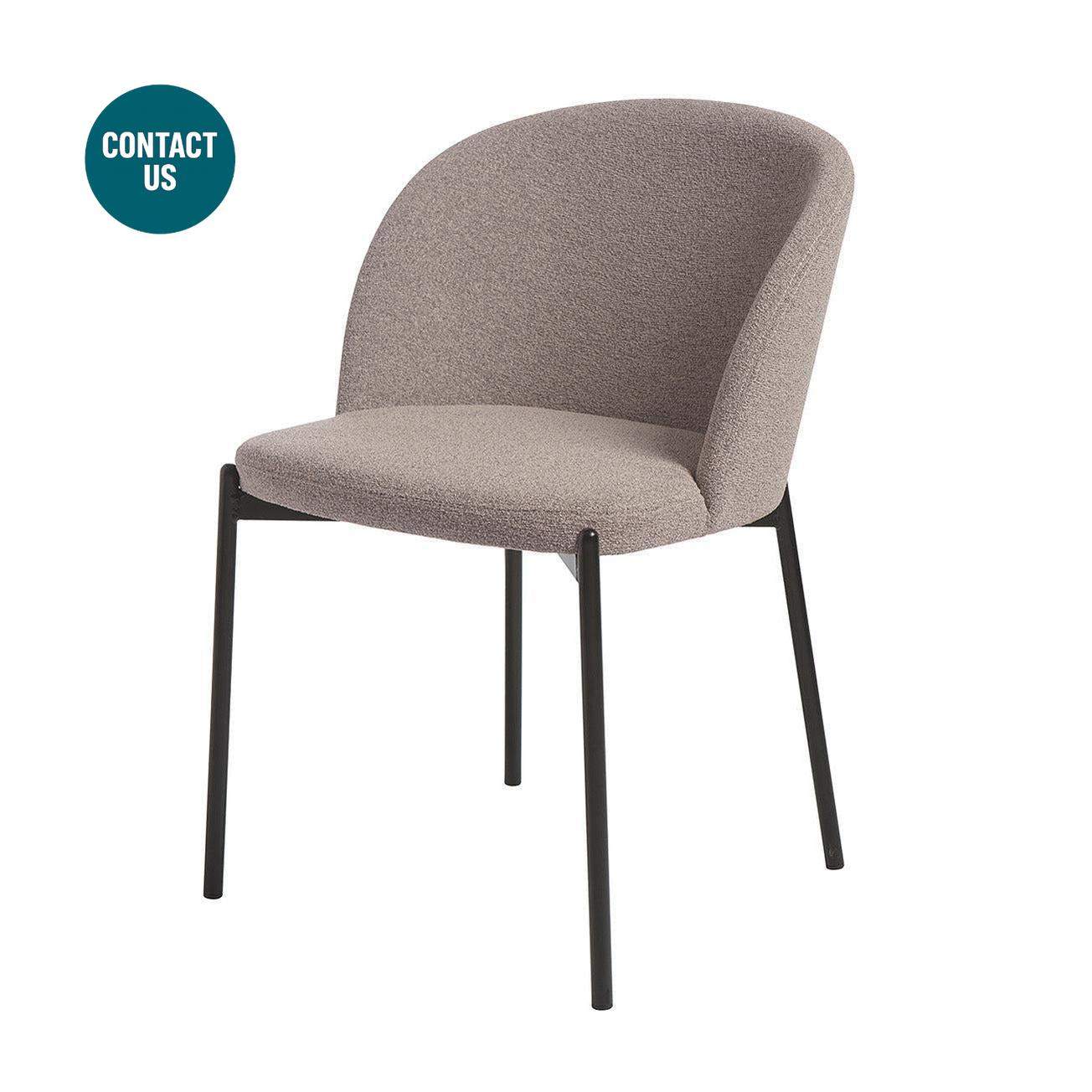 Pantelleria SI Metal Dining Chair (without arms)-Accento-moderndesign.io