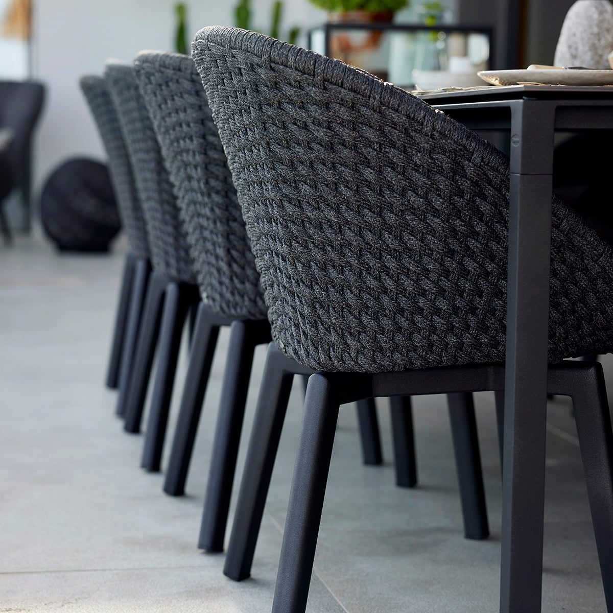 Peacock 5454 Dining Chair (without arms)-Cane-Line-moderndesign.io