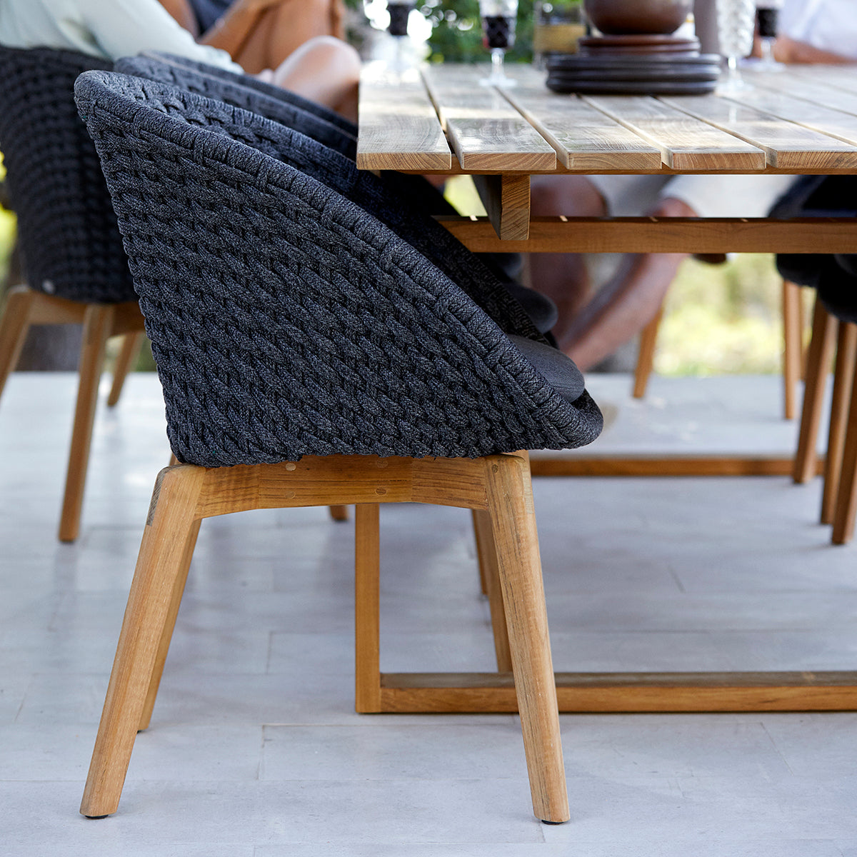 Peacock 5454 Dining Chair (without arms)-Cane-Line-moderndesign.io