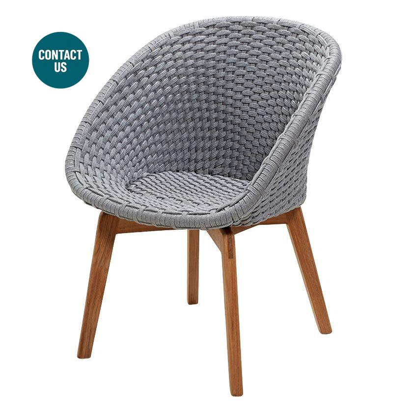 Peacock 5454 Dining Chair (without arms)-Cane-Line-moderndesign.io