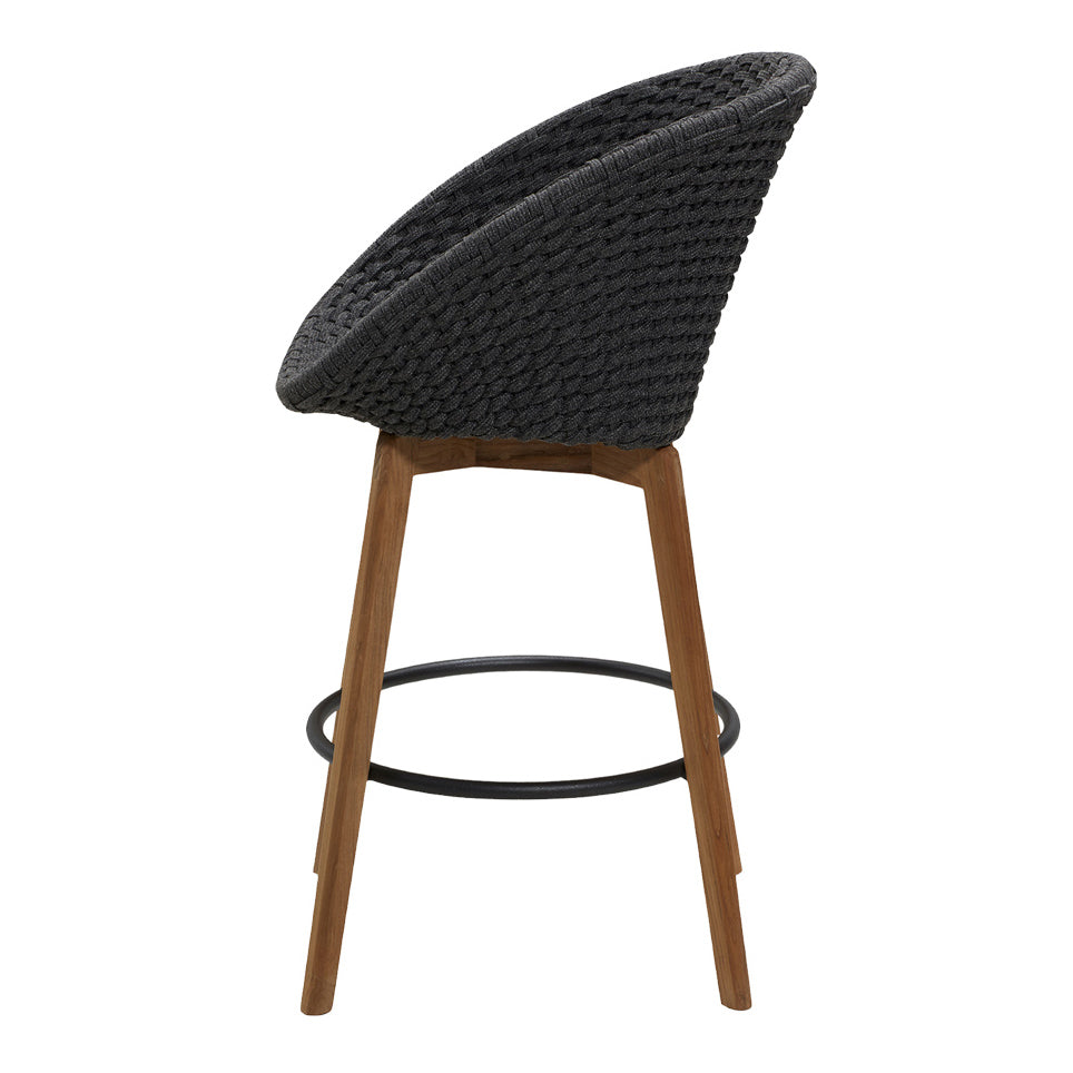 Peacock 5455 High Stool (with arms)-Cane-Line-moderndesign.io