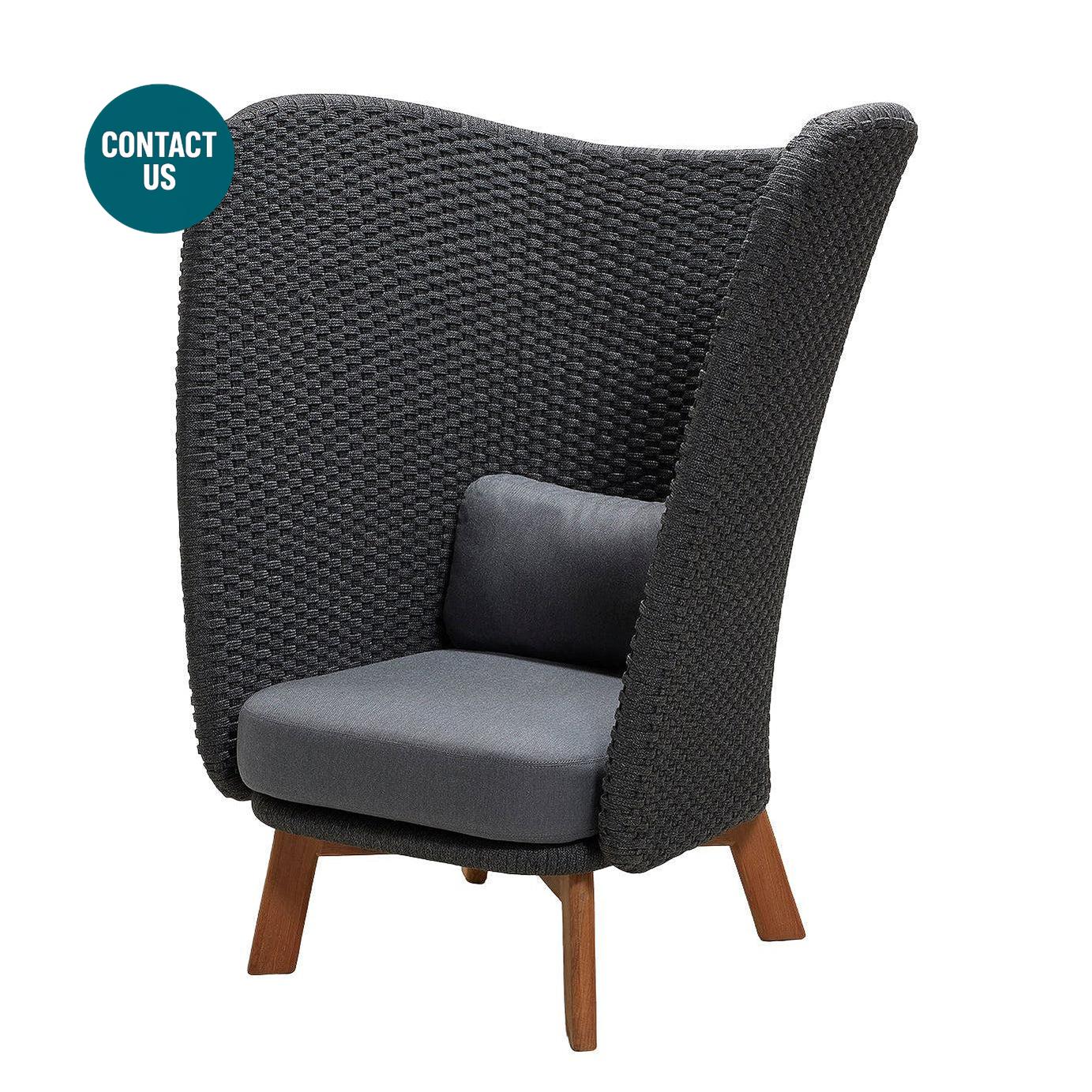 Peacock 5460 Lounge Chair-Cane-Line-moderndesign.io