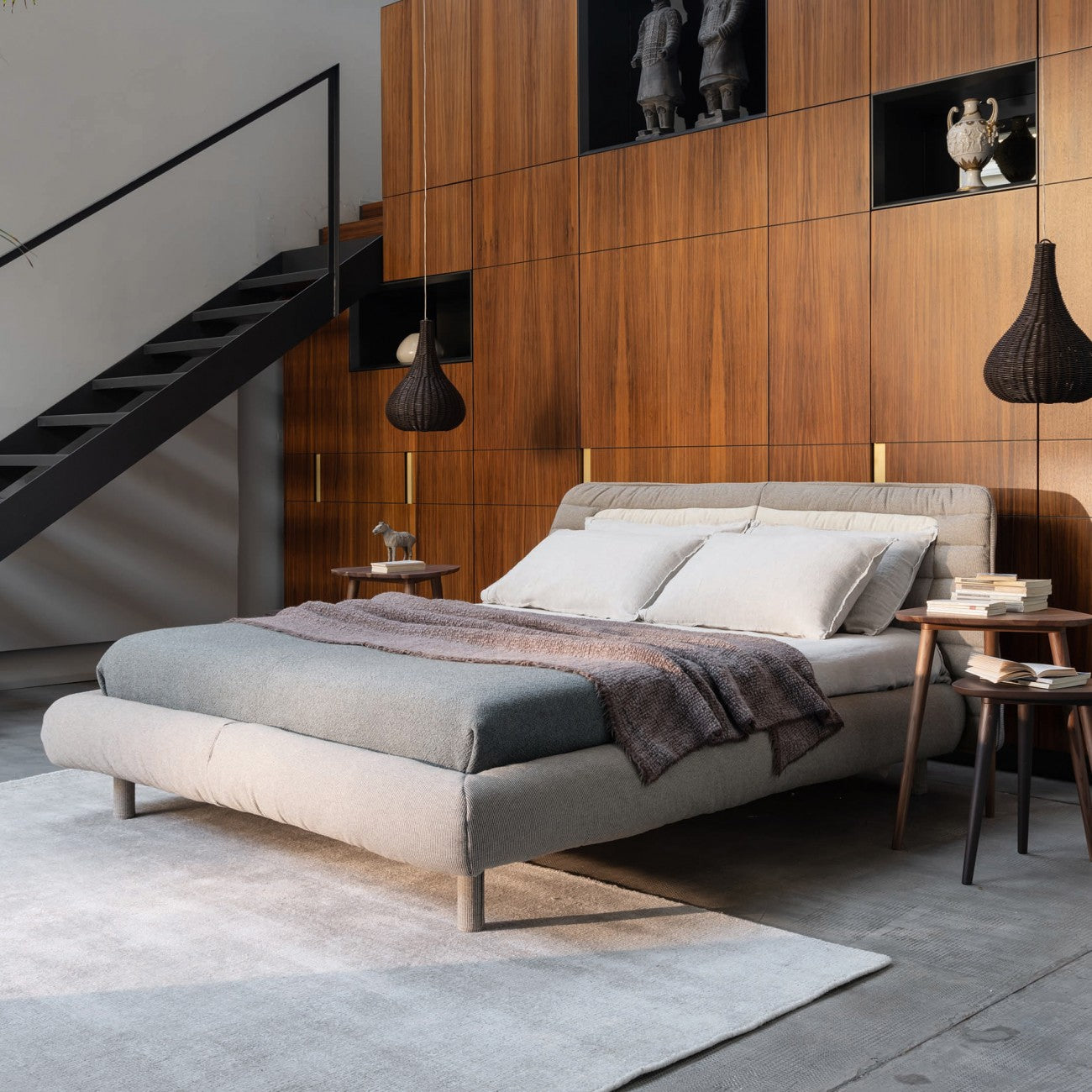 Plumeau Bed (without storage)-Gervasoni-moderndesign.io