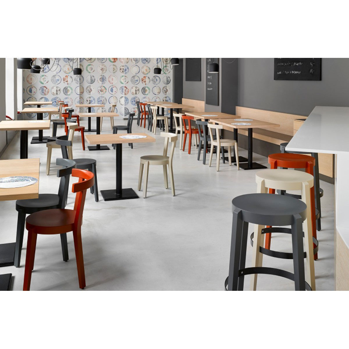 Punton Dining Chair (without arms)-Ton-moderndesign.io