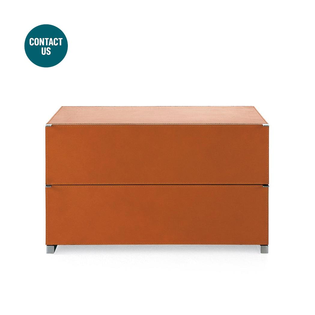 Remington 2 Drawers High Drawer Unit-Ivano Redaelli-moderndesign.io