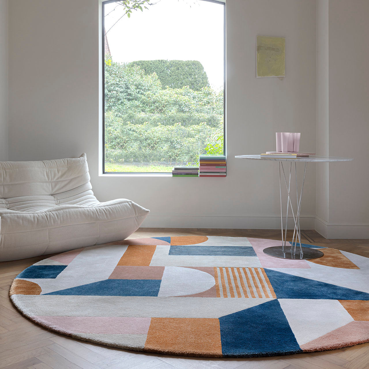 Retro Chic Circle Rug-Limited Edition-moderndesign.io