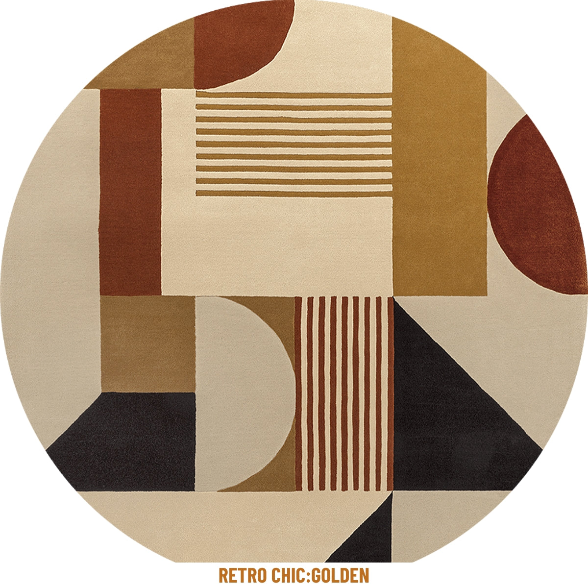 Retro Chic Circle Rug-Limited Edition-moderndesign.io