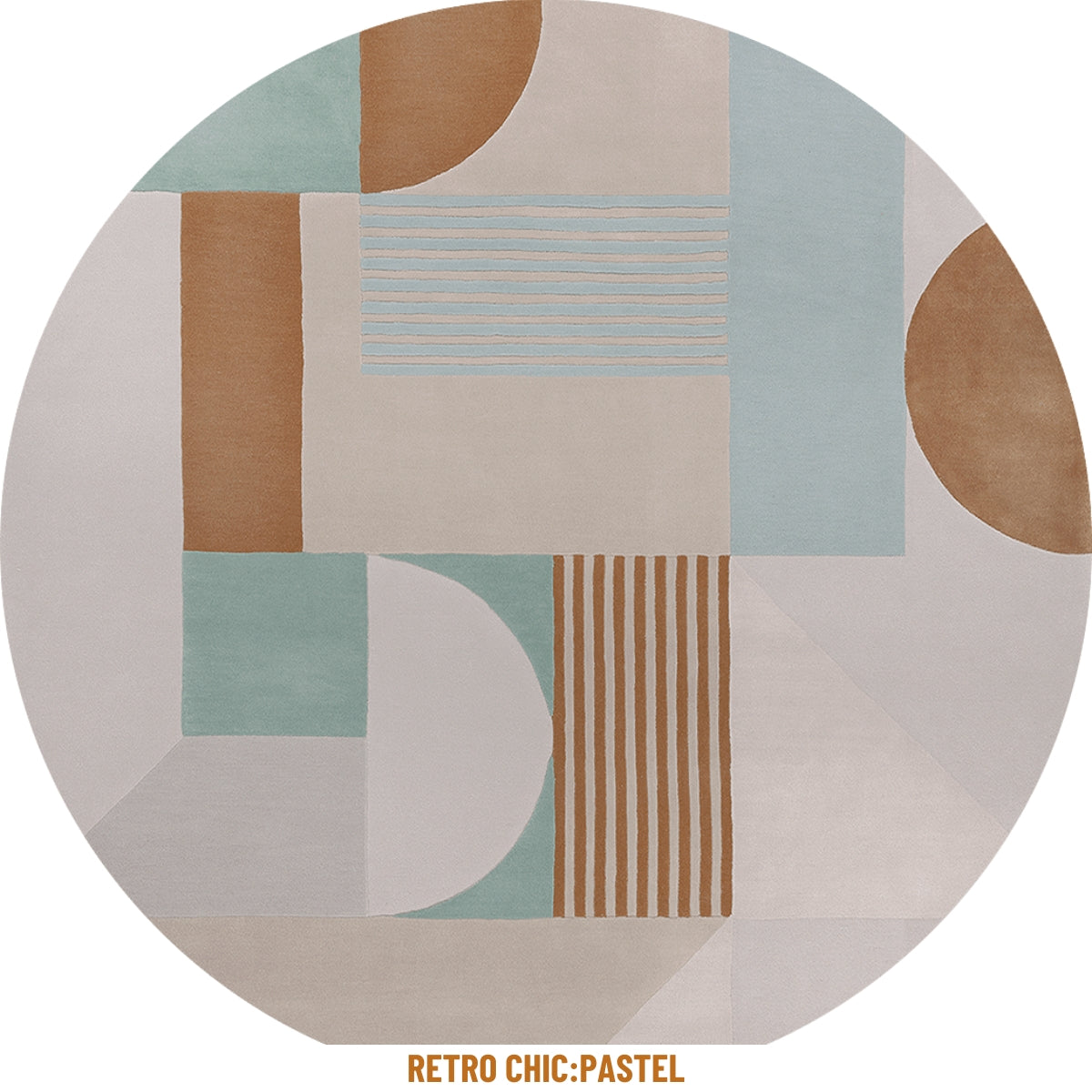Retro Chic Circle Rug-Limited Edition-moderndesign.io