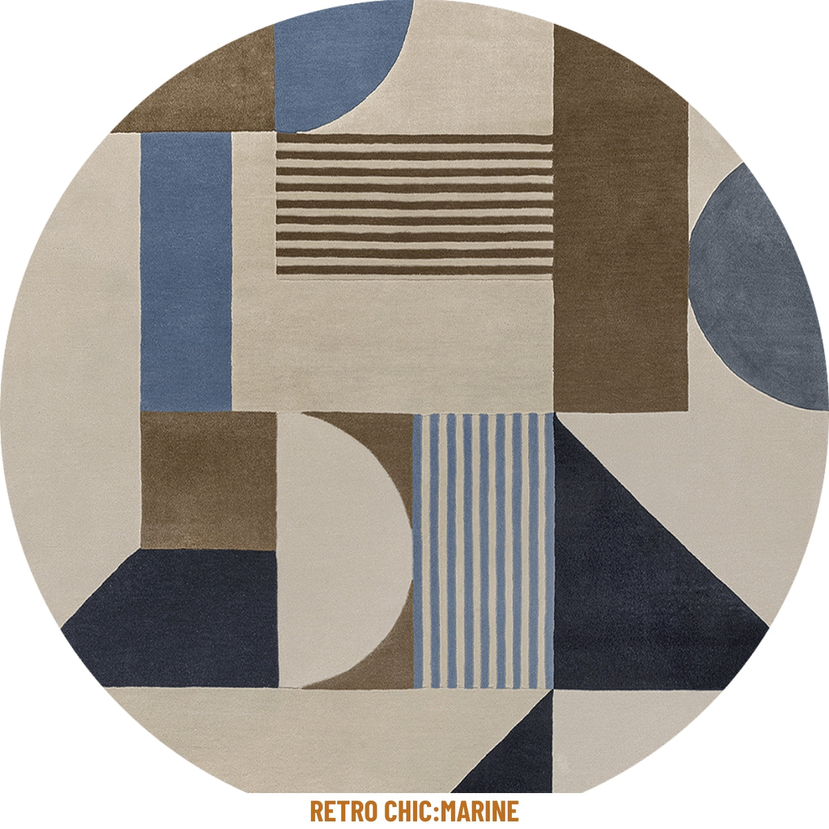 Retro Chic Circle Rug-Limited Edition-moderndesign.io