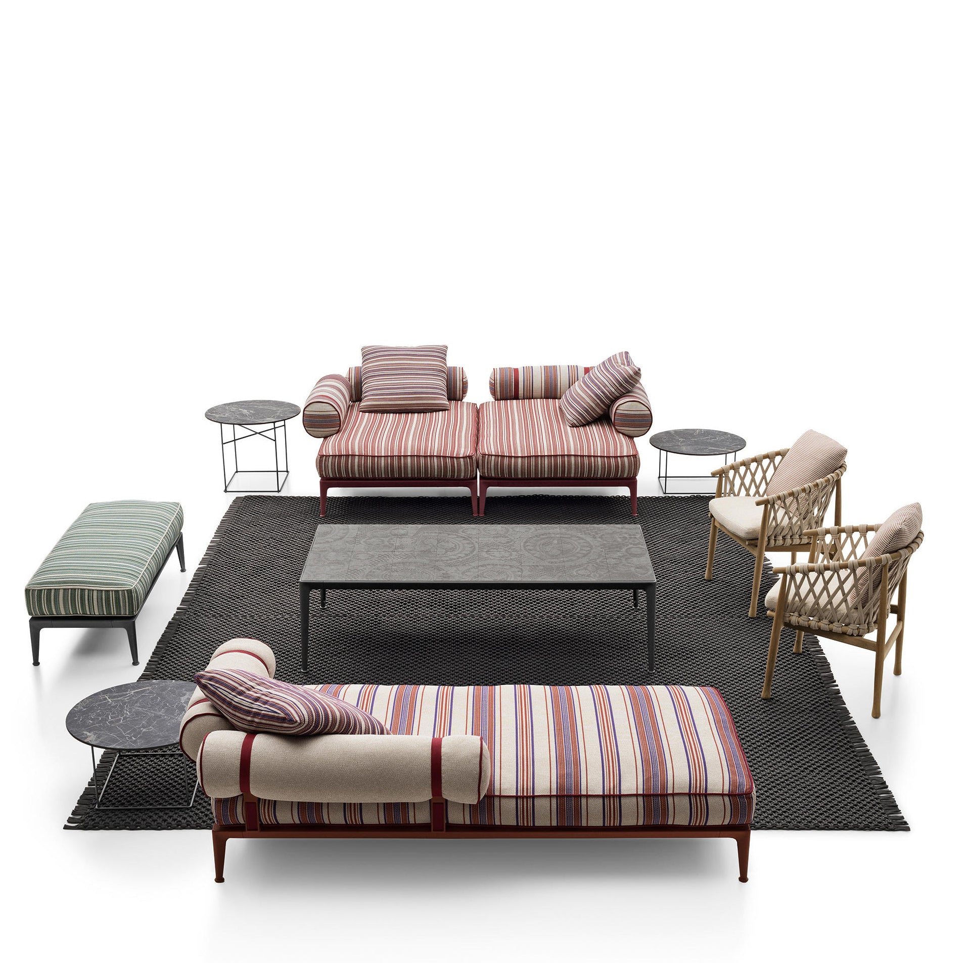 Ribes Soft Bench-B&B Italia-moderndesign.io