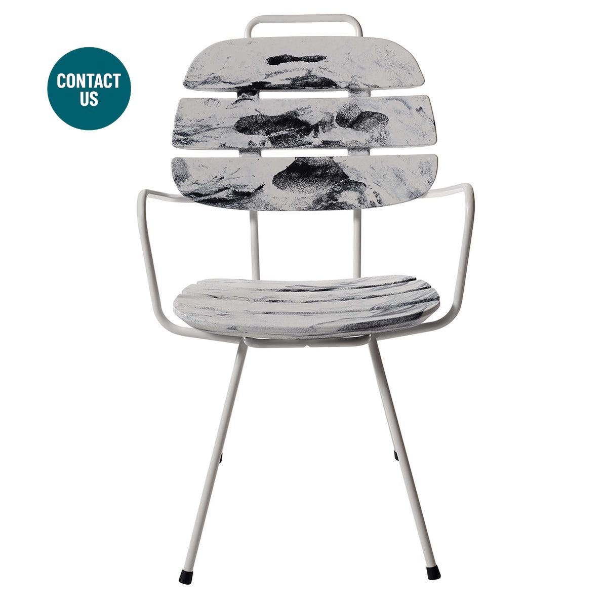 Ribs Dining Chair (with arms)-Slide-moderndesign.io
