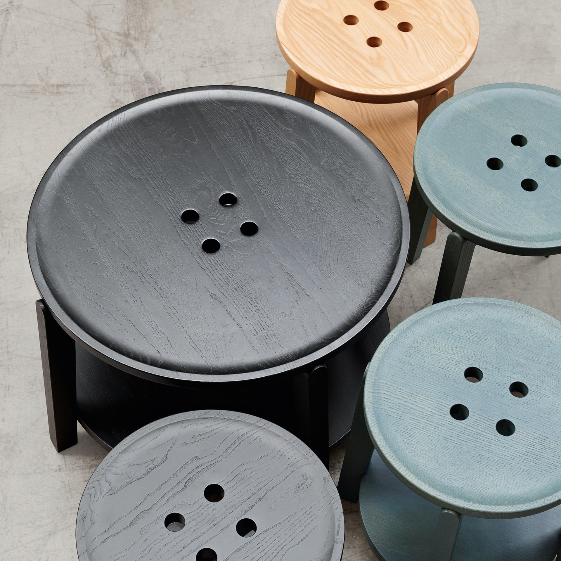 Rond 09/09UPH Dining Stool-Very Wood-moderndesign.io