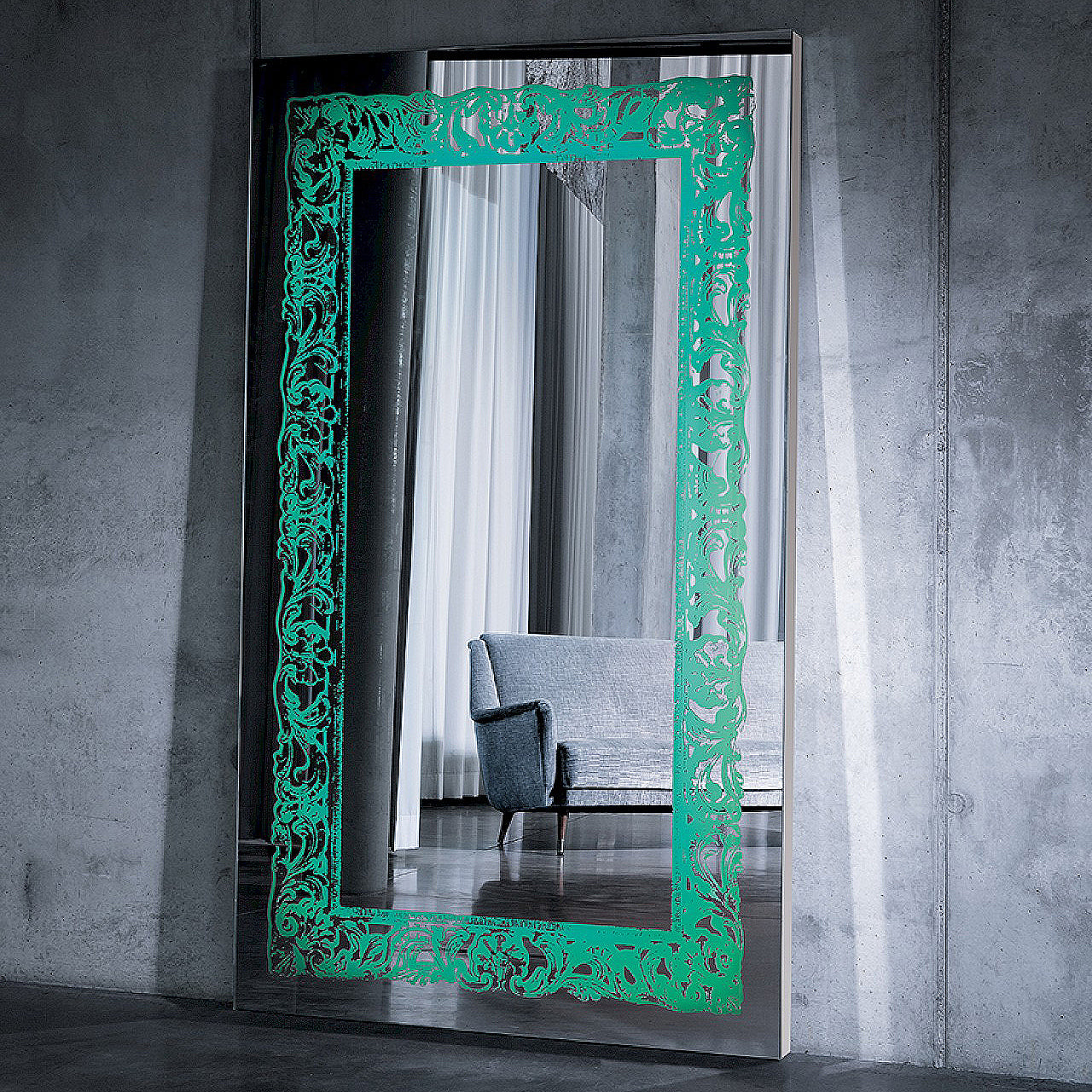 Scala Mirror (Floor)-Deknudt Mirrors-moderndesign.io