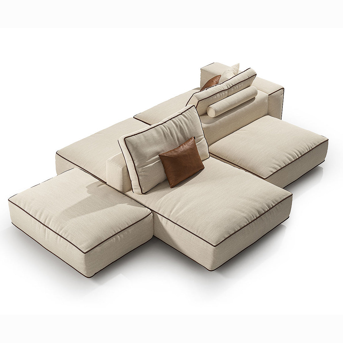 Sicily Sectional Sofa Unit-Alpa Salotti-moderndesign.io
